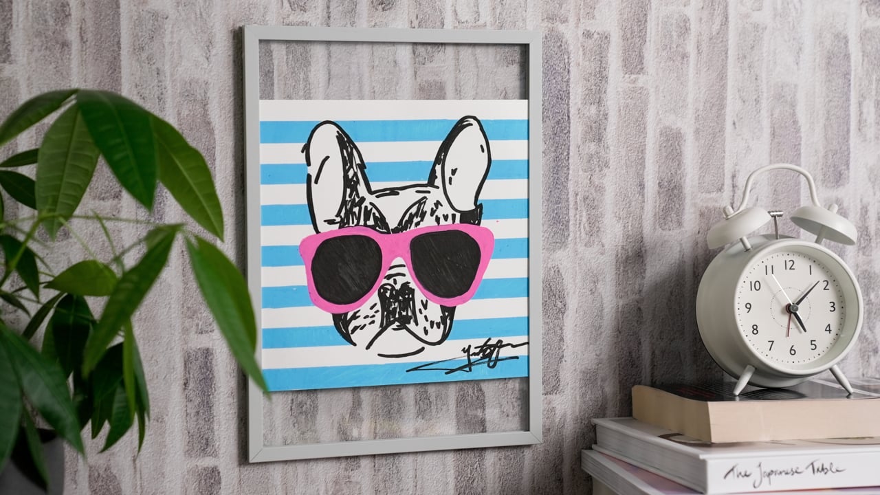 POSCAアーティストへの第一歩!ワンちゃんの絵を描こう