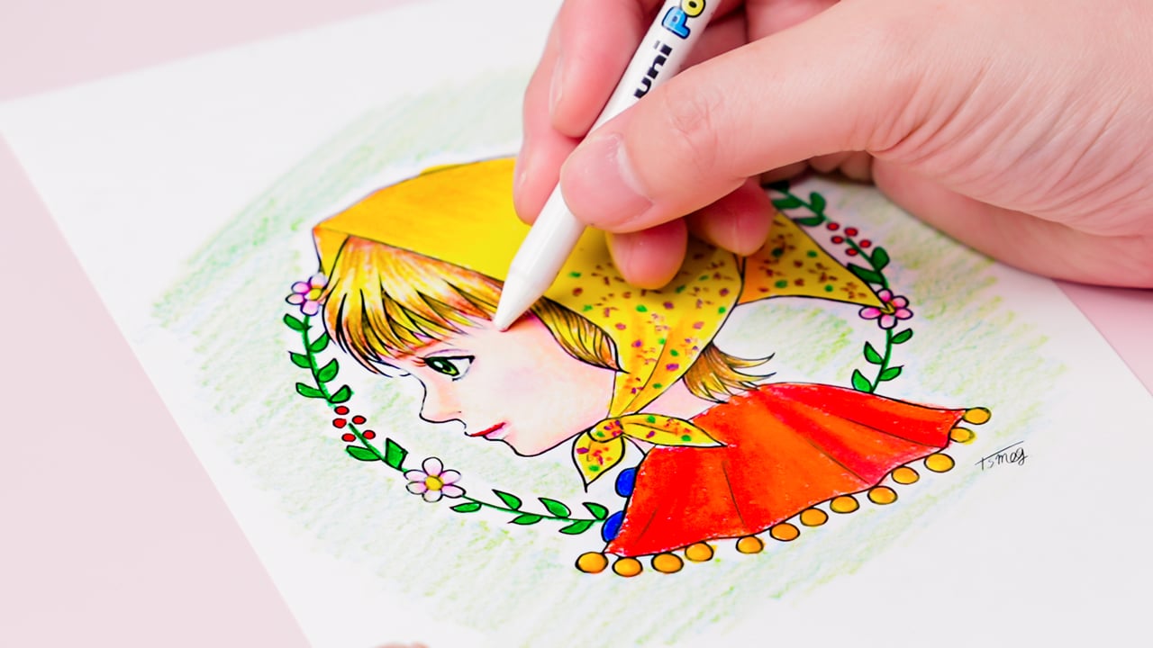塗り絵がアートになる!ポンキーで様々な表現を楽しもう