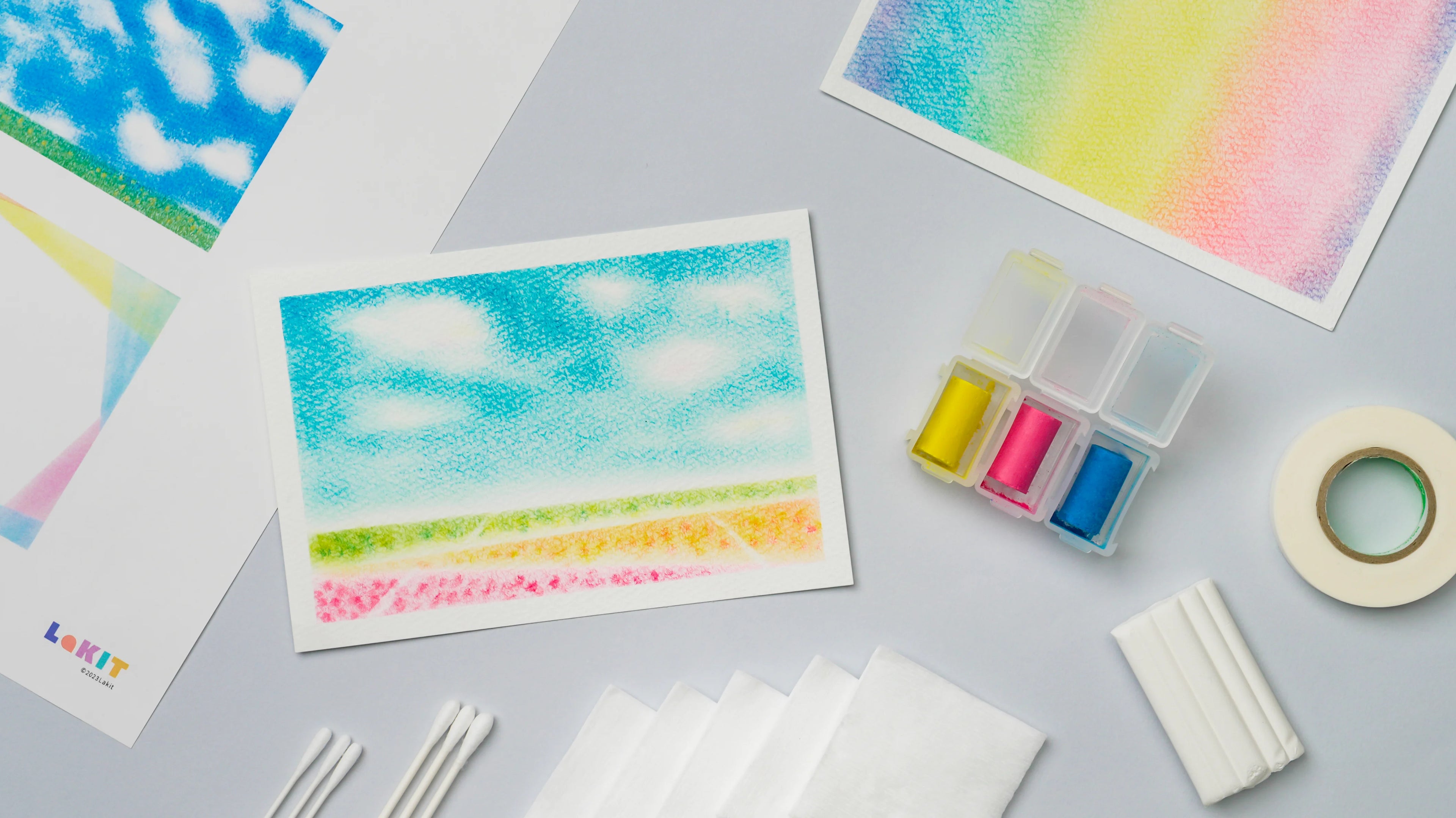 癒しの3色パステルアート®でアートセラピーを体験しよう – Lakit