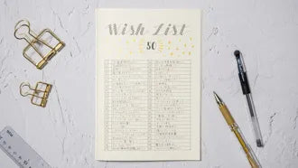 バレットジャーナル WISH LIST