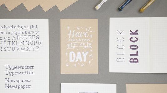 書体を自由にレイアウト！シーンを彩るハンドレタリング