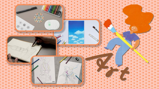 想像力と表現力をはぐくむ、アートセット