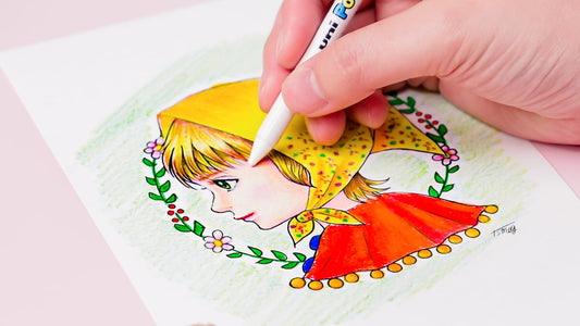 塗り絵がアートになる！ポンキーで様々な表現を楽しもう