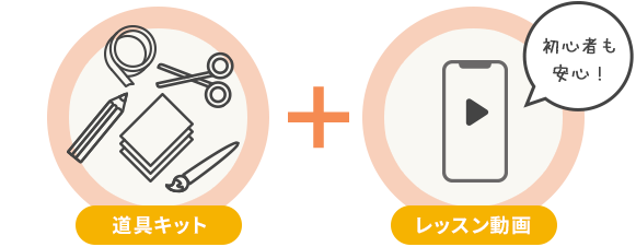 道具キット＋レッスン動画